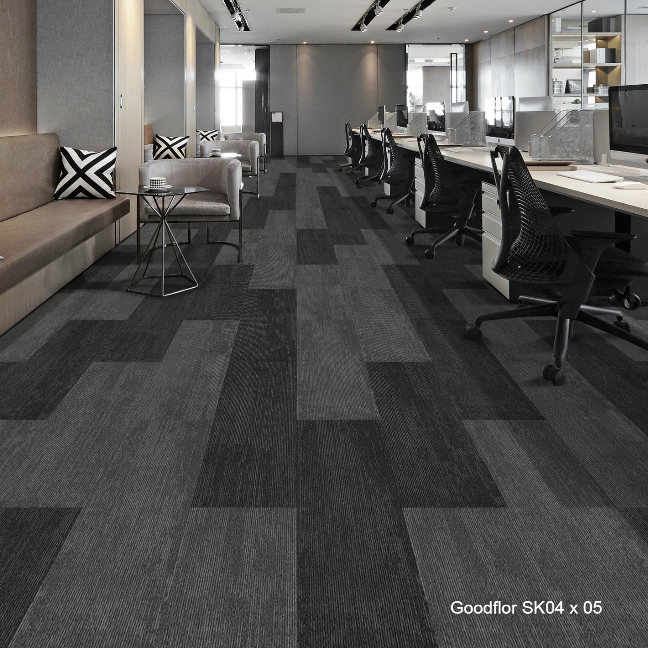 thi công phối màu thảm skywalk sk04 05